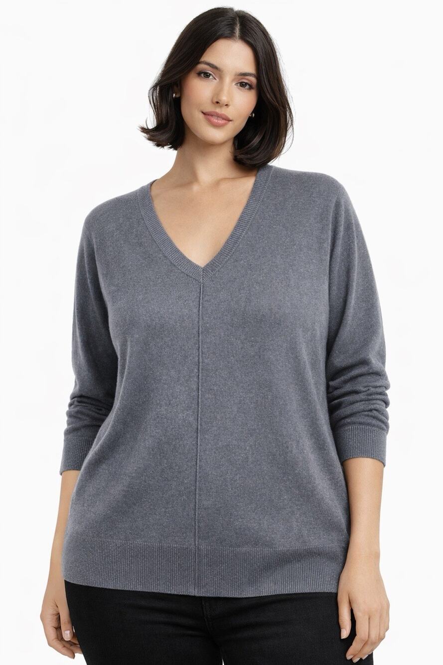 Gerard Darel Paris Silk Cashmere Blend Top Quiet Luxury Parisian Wardrobe Med